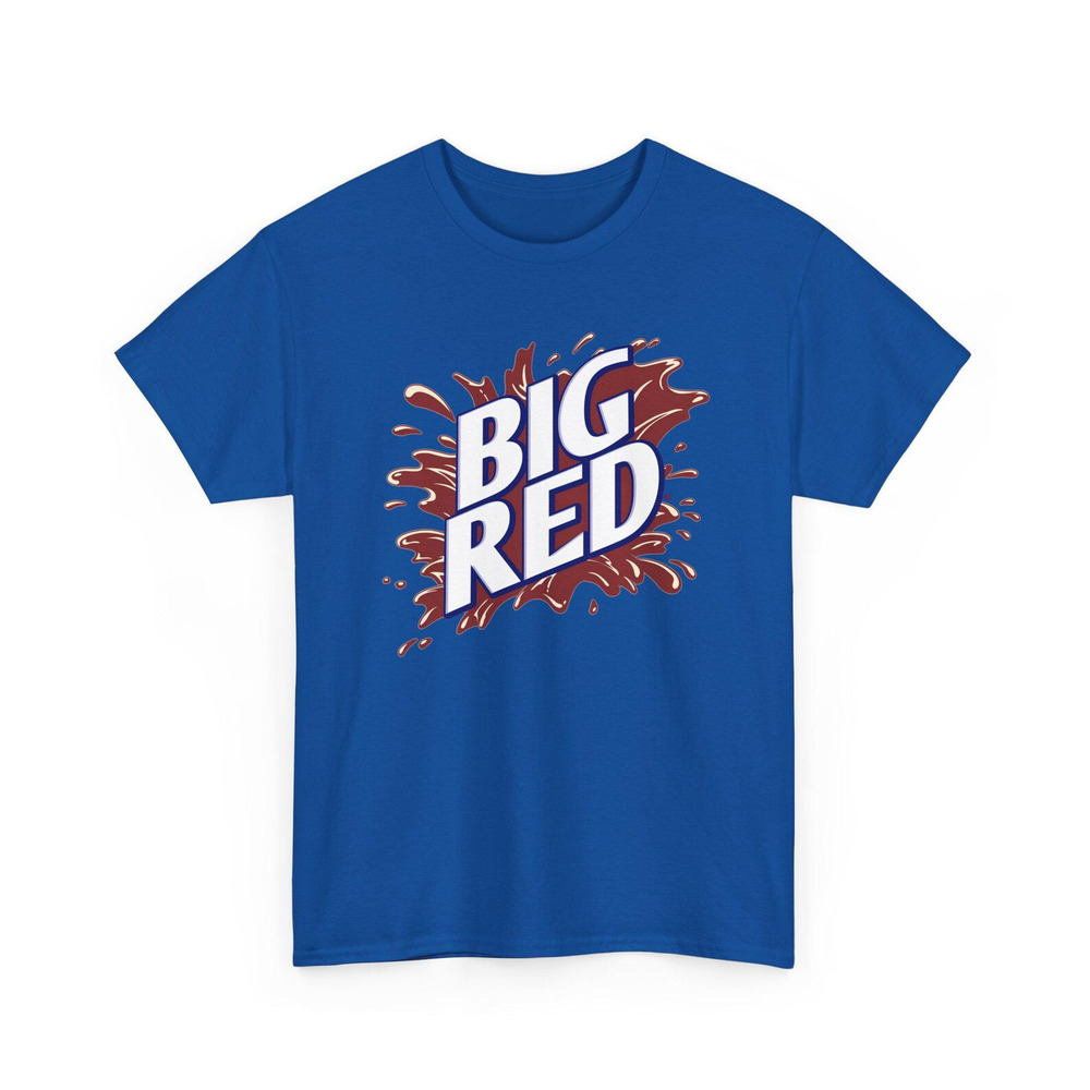Big Red Soda Pop Logo T Shirt Royal Blue